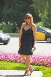 Navy blue dress