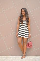 MINI STRIPED DRESS