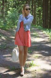 polka dot dress