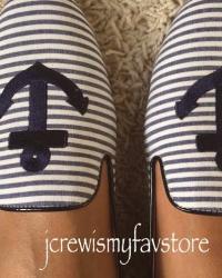 J. Crew Factory Addie Loafers in Anchor 