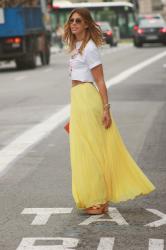 Yellow skirt