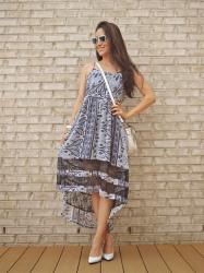The Paisley High-low Dress