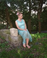maxi mint dress