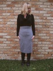 Houndstooth Pencil Skirt from Gertie's New Book for Better Sewing