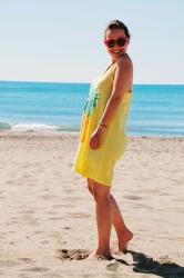 Look premamá en la playa!!