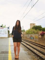 Waiting the train...