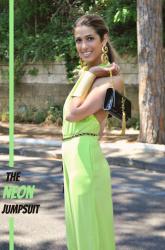 The Neon Jumpsuit: il mio look per il primo evento Disaronno Terrace a Napoli