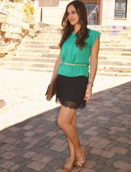 Green shirt