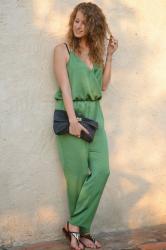 Outfit of the day: Green Jumpsuit