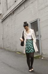 Swap & Style: Oversized houndstooth