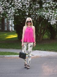 Pink Peplum