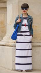 Maxi stripes dress