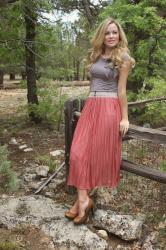 KendallJane Pleated Skirt
