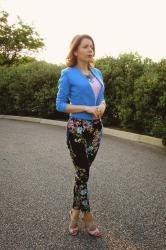 Sunset in the Park - Floral Pants