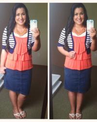 Guest Post: Melissa in Orange & Navy