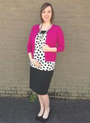 24 Weeks: Pink & Polka Dots