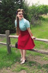 Outfit: 1940's Hair Inspired 
