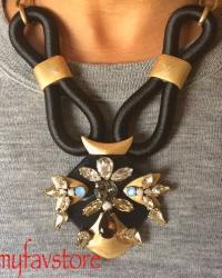 J. Crew Corded and Fanned Jewel Statement Necklaces