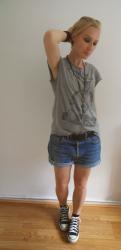 Le DIY pour les nuls : faire un tee shirt de fille avec un tee shirt de mec