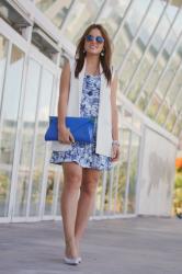 Tropical Blue Dress