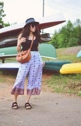 Tile Print Culottes 