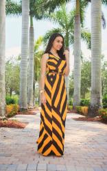 Striped Maxi Dress