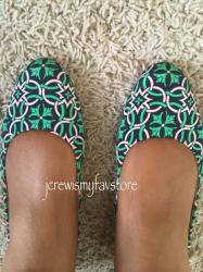 J. Crew Emma Fabric Ballet Flats 