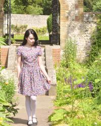More garden pictures and a new floral dress