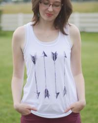 What I Wore | Arrows Graphic Tank