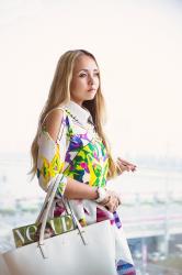 Art skirt: Paradise birds