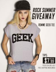 ROMWE GIVEAWAY // WIN "GEEK" TEE