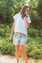 SOFT BLUE TEE