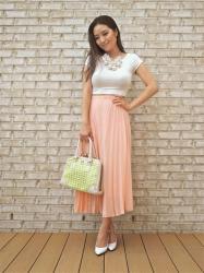 The Pleated Pink Skirt