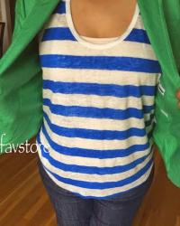 J. Crew Linen Tank in Stripe 
