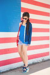 Happy 4th! Red, White, Blue Casual Holiday Outfit