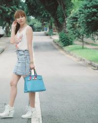 Fashion: Sporty Chic Casual Outfit & Singapore Blog Awards 2014!