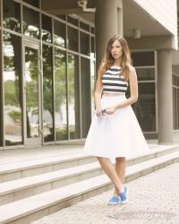 lidia kalita skirt & slip ons