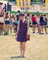 Easy Festival Outfit | Printed Dress and a Hat