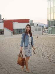 blue-rose flax skirt 