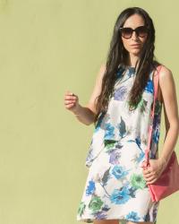Double Layered Floral Dress