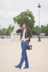 Dentelle, cuir et denim