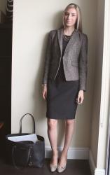 Brown Tweed & LBD