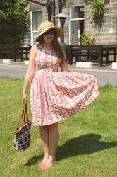 Strawberry Dress: Harrogate Vintage Fair