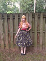 Outfit Post: Patterns on Patterns (including The Weasley's)