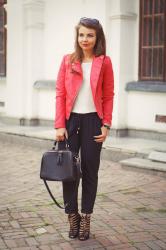 CORAL BIKER JACKET