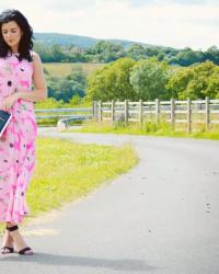 Feeling Fabulous in a French Connection maxi Dress