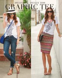 TWO WAYS TO WEAR A GRAPHIC TEE