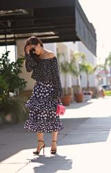 Print Party: Off The Shoulder Top and Maxi Skirt