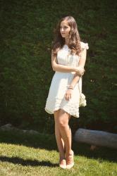 Cream dress