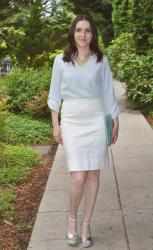 NEVER ENOUGH MINT GREEN (PENCIL SKIRT AND PLATFORM HEELS)